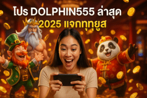 โปร DOLPHIN555 ล่าสุด 2025 แจกทุกยูส