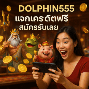 DOLPHIN555 แจกเครดิตฟรี สมัครรับเลย