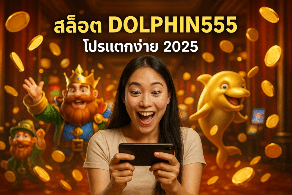 สล็อต DOLPHIN555 โปรแตกง่าย 2025