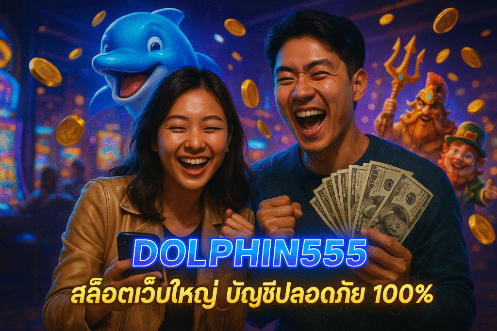 DOLPHIN555 สล็อตเว็บใหญ่ บัญชีปลอดภัย 100%